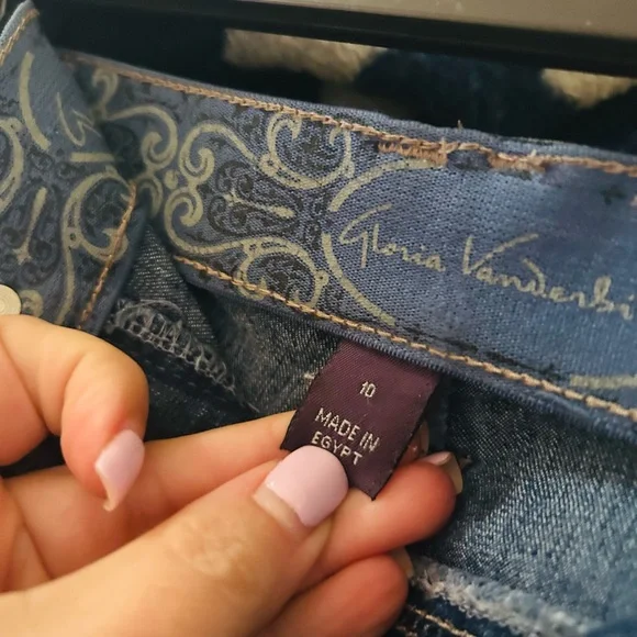 Gloria Vanderbilt Denim Blue Women's Shorts - Picture 6 of 7